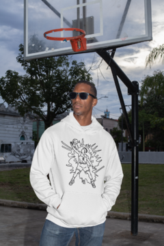 Eikonikos33 Unisex Hoodie- Basketball en internet