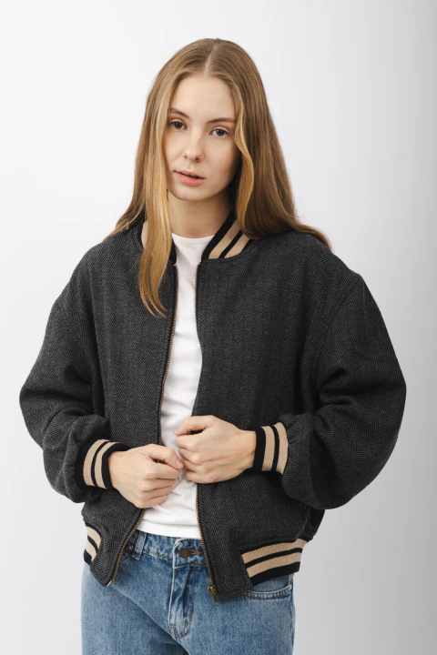 Campera Bomber Espiga