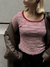 REMERA RAYADA BORDO - comprar online