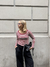 REMERA RAYADA BORDO - tienda online