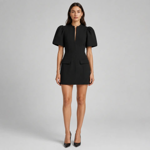 Vestido Curto Estruturado