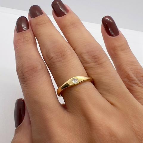 Anel Solitário Ajustável - comprar online