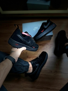Tênis Nike Air Force Camurça Black Suede Premium Masculino na internet
