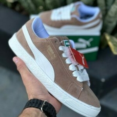 Tênis Puma Suede Bege Masculino Premium