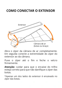 Extensor de Botas XL Reboot Go (PAR)- Não acompanha o equipamento - DoctorSystems - Loja Oficial