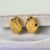 Brinco Orgânico Chapinha 3 cm