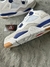 Jordan Retro 4 Blancas/Azul II en internet