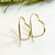 Brinco Argola Ouro18k/750 - comprar online