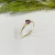 Anel Solitário Ametista e Diamantes Ouro18k/750 - comprar online