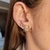 Brinco 6 Aros Bolas em Ouro 18k/750 na internet