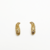 Brinco Argola Gota Vazada em Ouro 18k/750 com Zircônia - comprar online