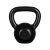 Kettlebell 4 Kg Emborrachado Cor Preto