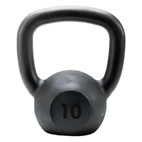 Kettlebell Pintado 10 Kg Preto