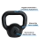 Kettlebell Pintado 6 Kg Preto - comprar online
