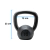 Kettlebell Pintado 10 Kg Preto na internet
