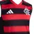 Regata Flamengo I 25/26 - Torcedor Adidas Masculina - Preta e vermelha - Mantos Store BR