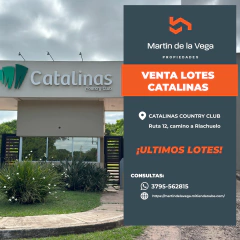 LOTES EN CATALINAS COUNTRY CLUB - Martin de la Vega Propiedades