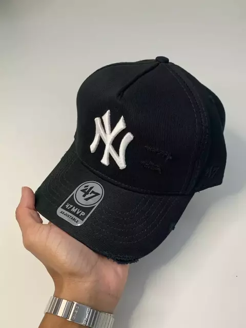 Boné Aba Curva Efeito Destroyed Ref. 130