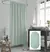 Set de baño (cortina + ganchos cortina + alfombra antideslizante).