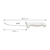 Cuchillo Arbolito Depostar 17,5 Cm Cabo Blanco Sanitario - comprar online