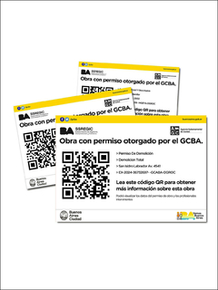 Cartel de Obra CABA - comprar online
