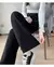 Calça feminina grossa de lã