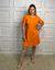 Imagem do Vestido Fabiana Arruda manga - Laranja