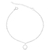 Pulseira De Prata Circulo Cravejado