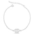 Pulseira De Prata Dois Circulos Cravejados - comprar online
