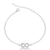 Pulseira De Prata Infinito Cravejado