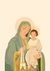 Placa decorativa religioso - Maria mãe de Jesus