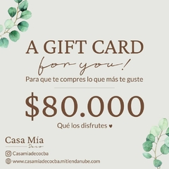 Gift Card para que esa persona especial pueda elegir lo que más le guste ❤️ - comprar online