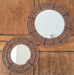 Dúo Espejos Granate Kraft 40 y 60 cm de diámetro ¡10% OFF! - comprar online