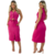 Saia Feminina de Alfaiataria + Cropped Cor Rosa - Nova Jeans Store
