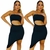 Vestido de Malha Preto C/ Recortes - comprar online