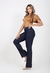 Calça jeans feminina flare com lycra na internet