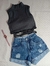 Cropped feminino com bojo gola alta