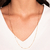 Colar Alongado Bolinhas Lisas - comprar online