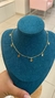 Choker Semijoia Estrela Lisa Ouro 18K - loja online