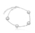 Pulseira Pérola e Bola Lisa Rodio Branco na internet