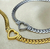 Choker coração Prata na internet