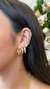 Brinco Argola Tripla Liso Dourado - comprar online