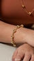 Pulseira Canutilho e Bola Lisa Dourada - comprar online