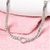 Choker coração Prata - loja online