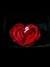 Peonia en forma de corazón en internet