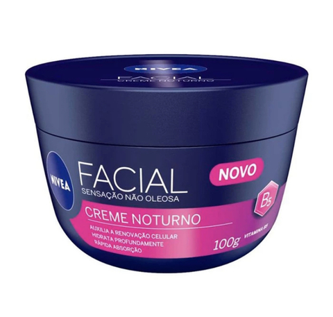 Creme Facial Cuidado Noturno Sensação Não Oleosa 100g Nivea