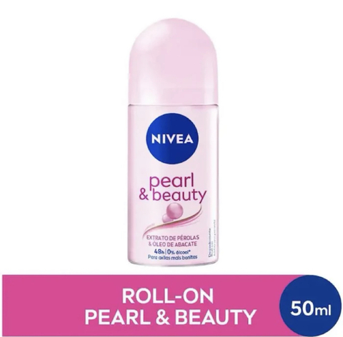 Desodorante Nivea Pearl & Beauty 48h Antitranspirante Roll On 50ml