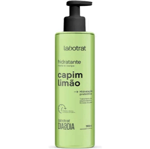 Hidratante Corporal e Facial Capim Limão Labotrat Dia a Dia 190ml