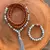 Conjunto de Japamala e Pulseira de Amazonita e Rudraksha