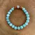 Conjunto de Japamala e Pulseira de Amazonita e Rudraksha - comprar online